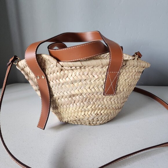 Doum Straw Tote "EUC" - Picture 8 of 16
